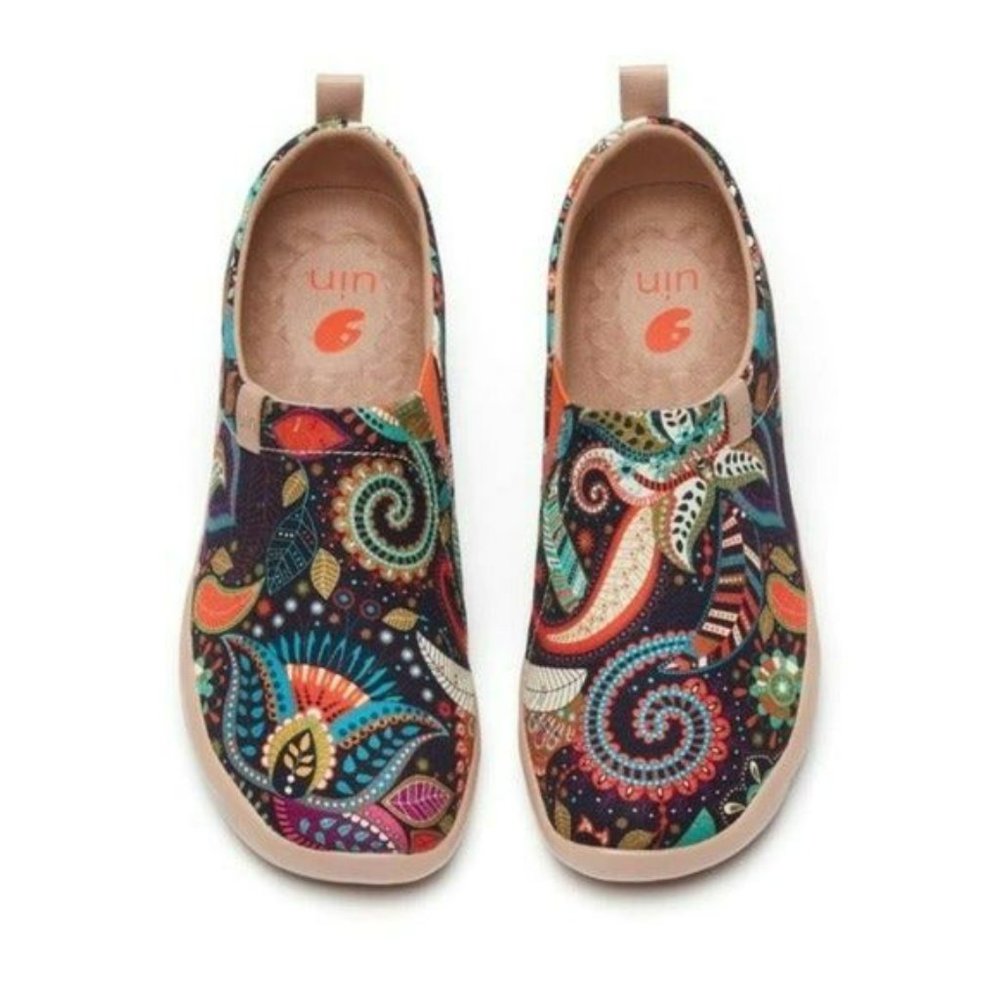 UIN Slip On Shoes Canvas Comfortable Lightweight Wonder Mandala